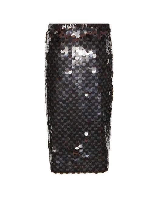 P.A.R.O.S.H. Black Midi Skirts