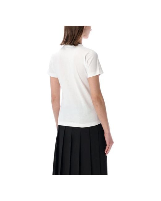 Comme des Garçons White T-Shirts