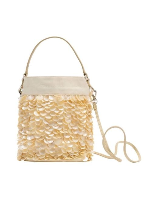 Handbags di Staud in Metallic