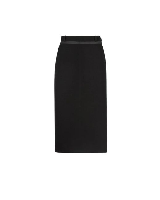 Fendi Black Pencil Skirts