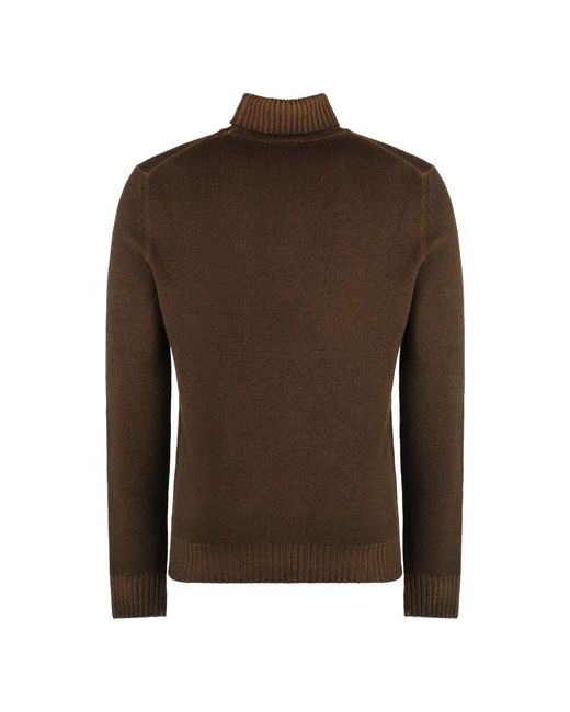 Turtlenecks Malo de hombre de color Brown