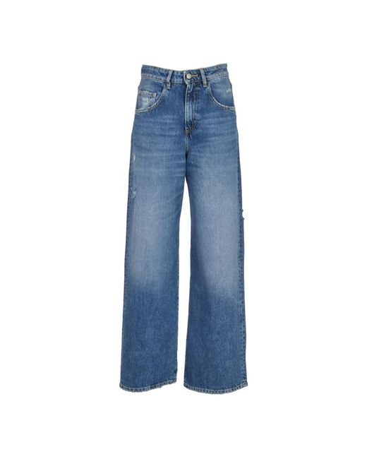 ICON DENIM Blue Zerrissene jeans