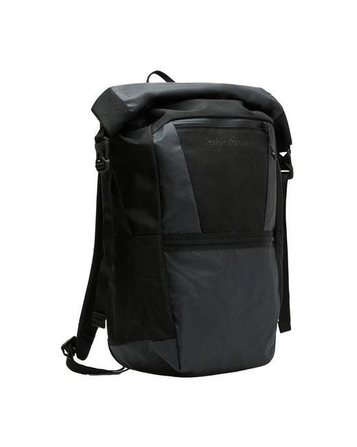 Peak Performance Roll Top Rugzak in het Black