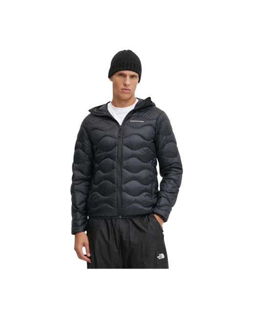 Peak Performance Helium Down Hood Jacket in het Black voor heren