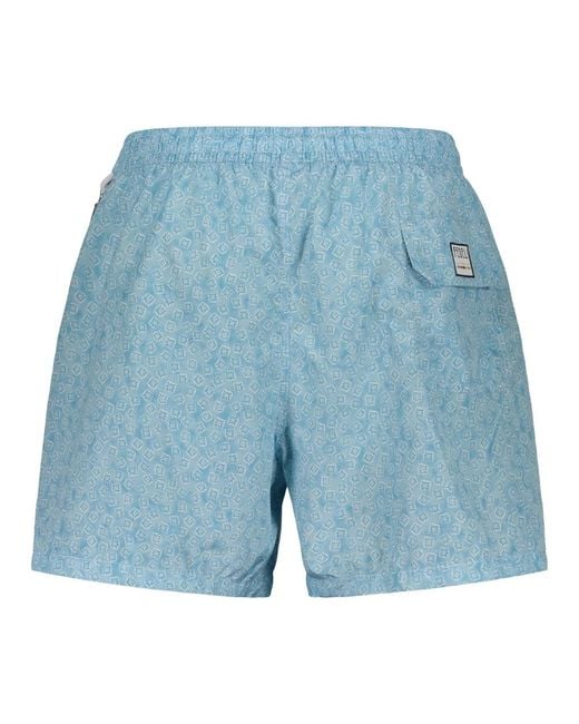 Fedeli Blue Beachwear for men