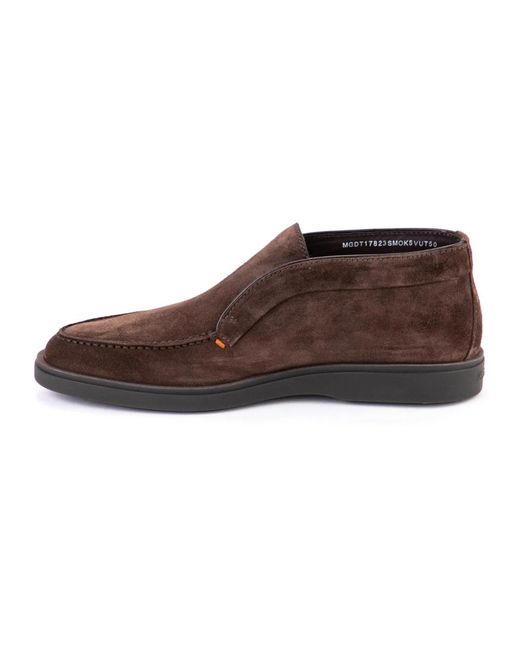 Santoni Brown Ankle Boots for men