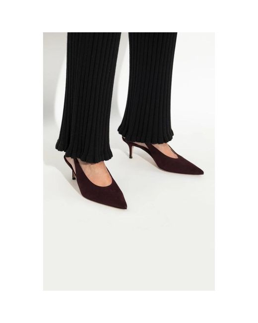Gianvito Rossi Brown Hohe Schuhe Robbie