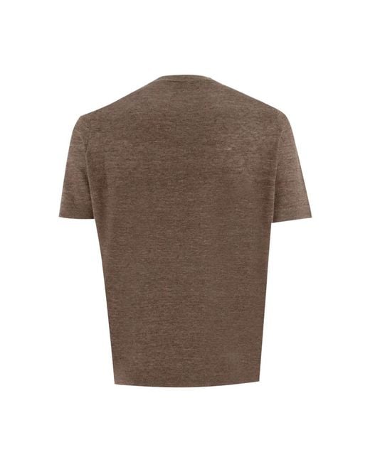 Brunello Cucinelli T-Shirts in het Brown voor heren