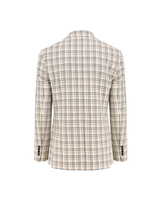 AMI Jassen ,Veelkleurig ,Wol Klassieke Wollen Blazer Wit in het Multicolor voor heren