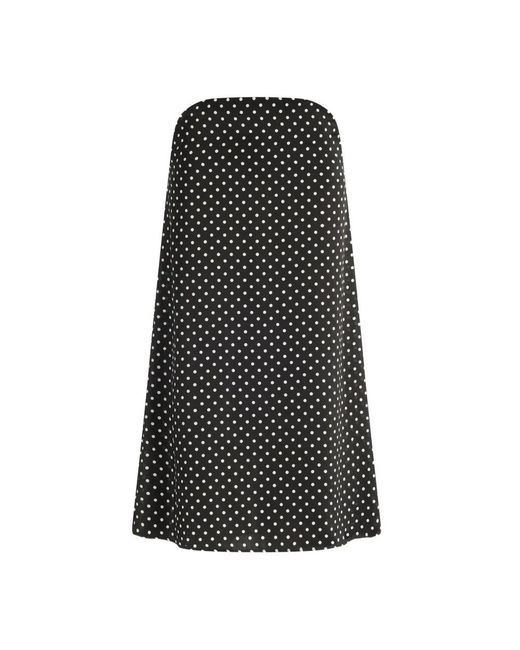 Jean Paul Gaultier Black Midi Skirts