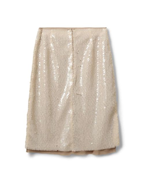 Sofie Schnoor Rokken ,Roze ,Nylon Kayla Sw Skirt in het Natural