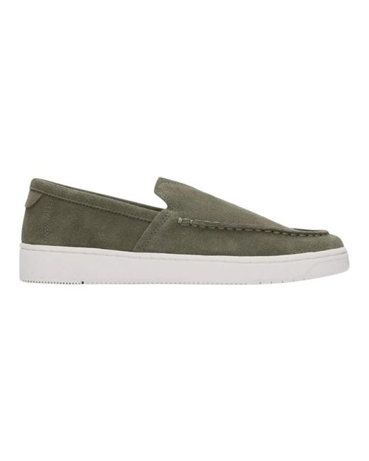 TOMS Green Loafers for men