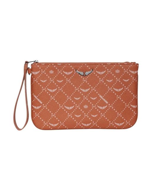 Zadig & Voltaire Brown Clutches