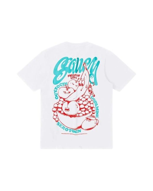 Edwin T-Shirts in het White voor heren