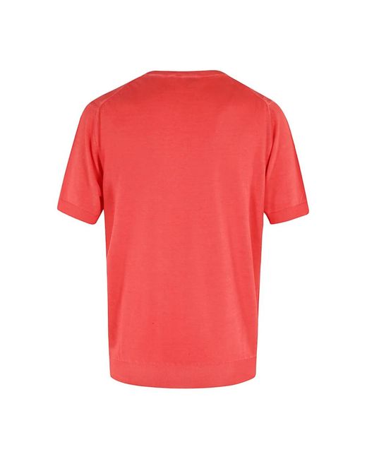 Kangra Tops ,Roze ,Katoen Casual Katoenen T-Shirt in het Pink voor heren