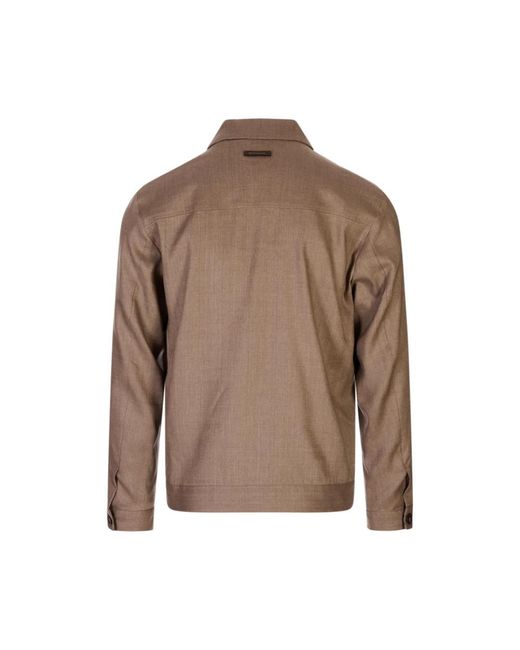 Peserico Brown Light Jackets for men