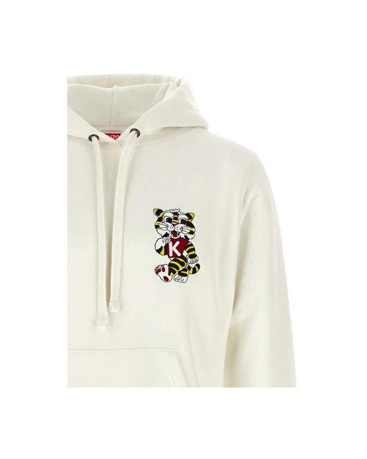 KENZO White Hoodies