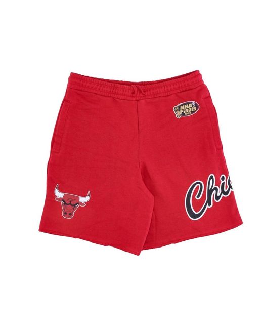 Mitchell & Ness Red Casual Shorts for men