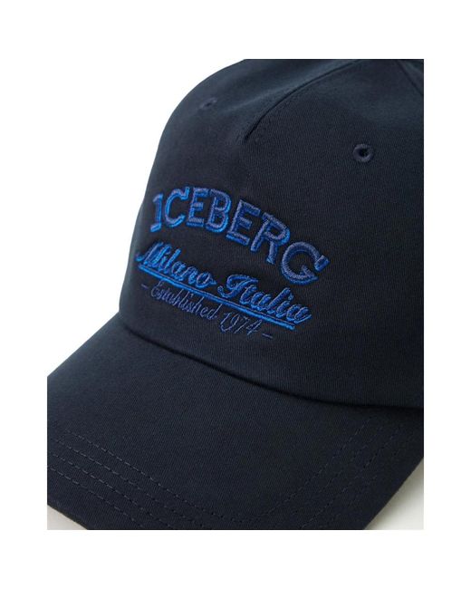 Caps di Iceberg in Blue da Uomo