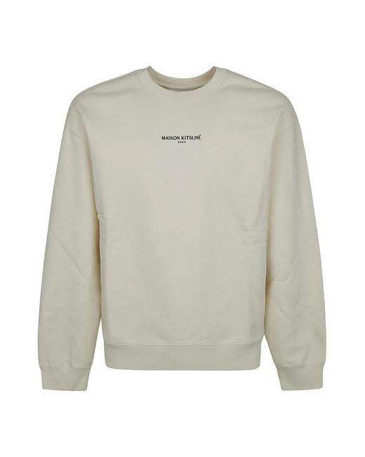 Maison Kitsuné Strickware in Gray für Herren