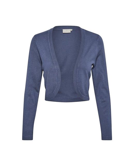 Kaffe Truien & Vesten ,Blauw ,Nylon Cardigans in het Blue