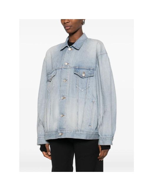 Balenciaga Blue Denim Jackets