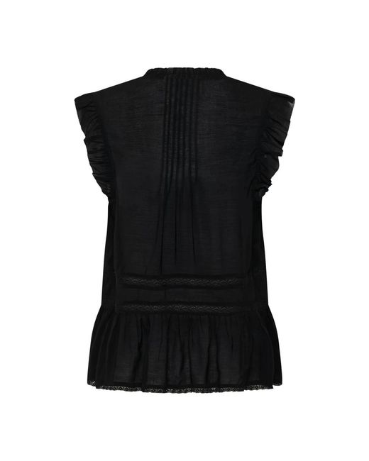 Part Two Black Sleeveless Tops