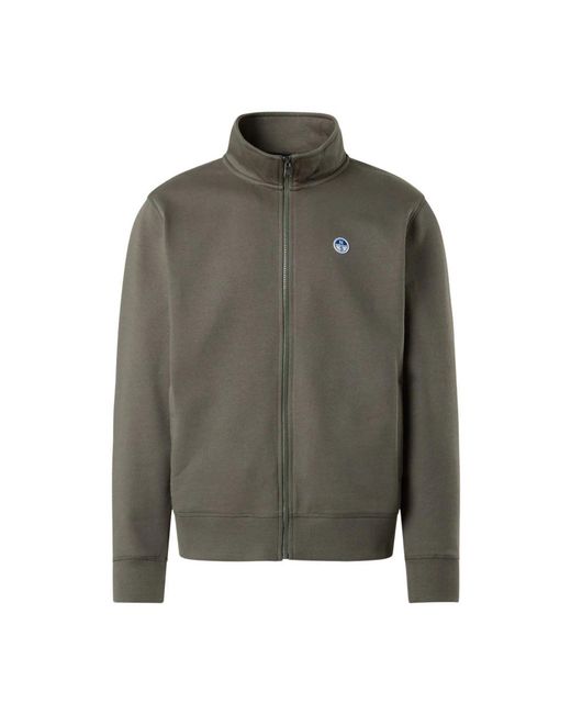North Sails Basic Full Zip Sweatshirt in Green für Herren