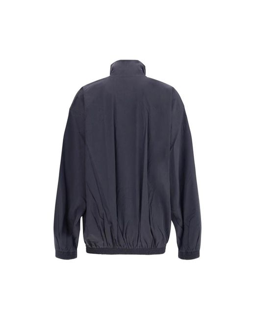 Balenciaga Jassen ,Blauw ,Polyester Waterdichte Urban Jas in het Blue