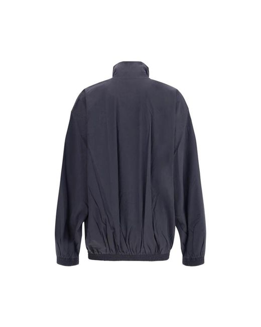 Balenciaga Jassen ,Blauw ,Polyester Waterdichte Urban Jas in het Blue