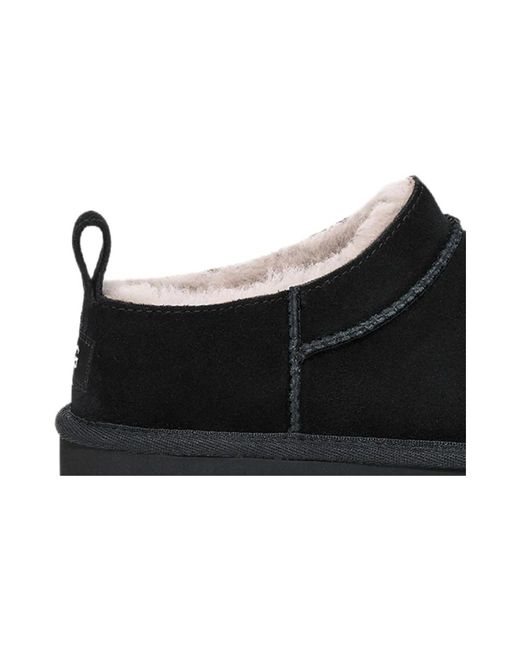 Ugg Klassieke Micro Slipper in het Black voor heren