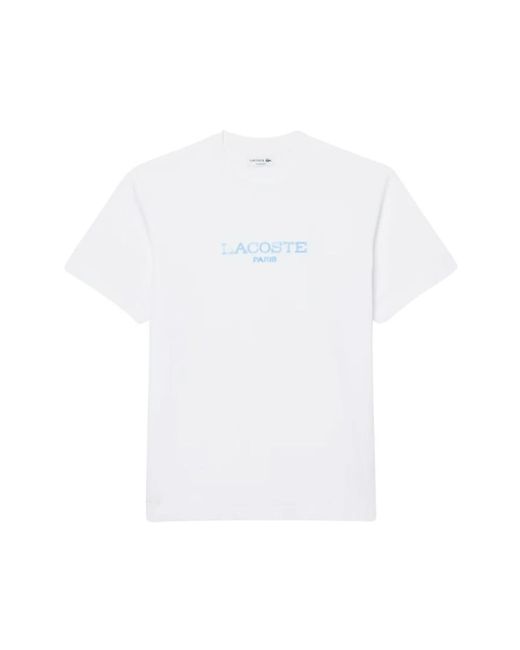 Lacoste T-Hemden in het White voor heren