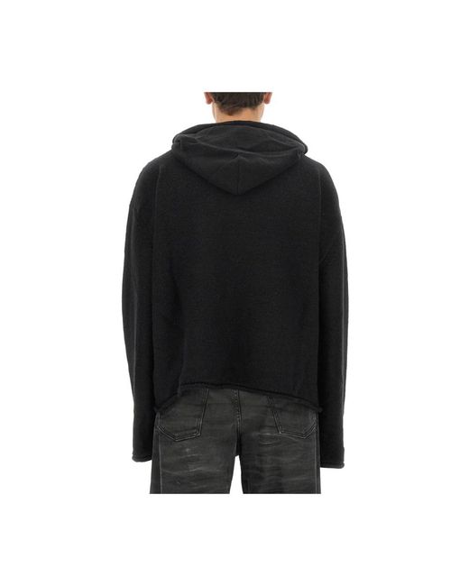 MM6 by Maison Margiela Black Hoodies for men