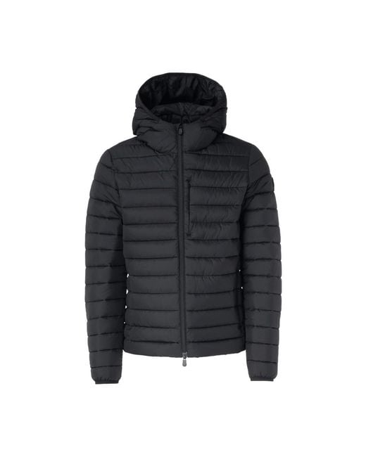 Save The Duck Black Winter Jackets for men