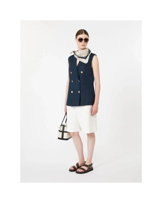 Max Mara White Casual Shorts