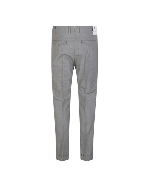 PT Torino Gray Suit Trousers for men