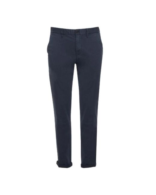 Calvin Klein Blue Slim-Fit Trousers for men