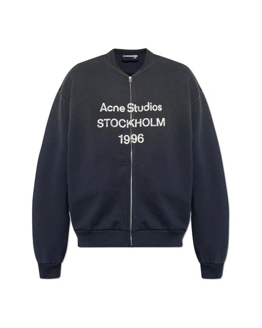 Acne Blue Zip-Throughs for men