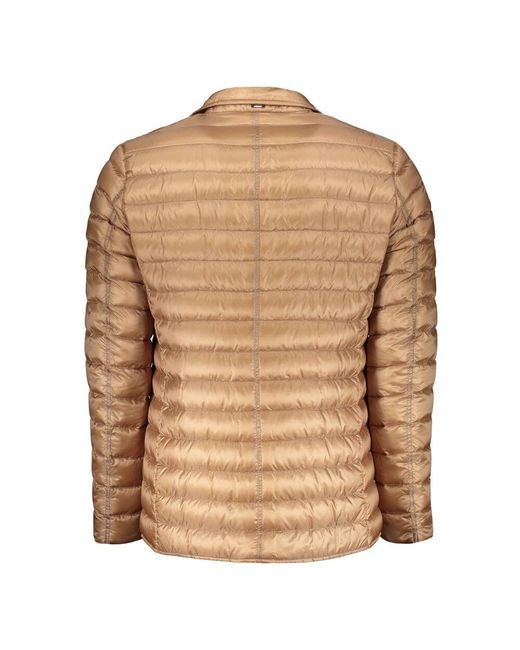 Herno Daunenjacke mit revers aus gänsedaunen in Brown für Herren