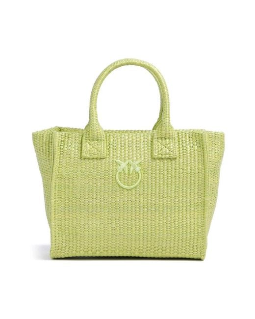 Pinko Green Tote Bags