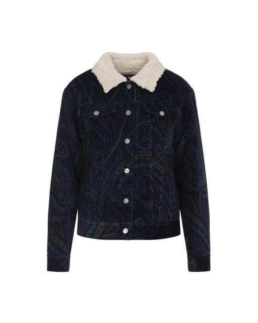 Etro Blue Denim Jackets