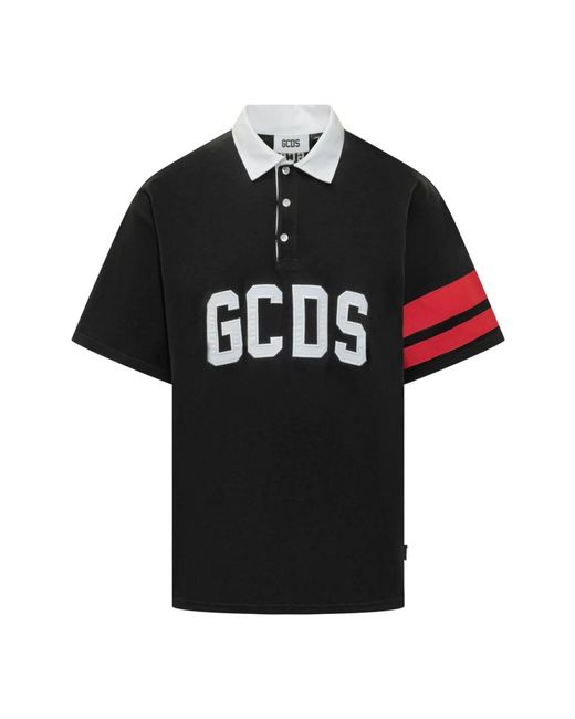 Gcds Black Polo Shirts for men