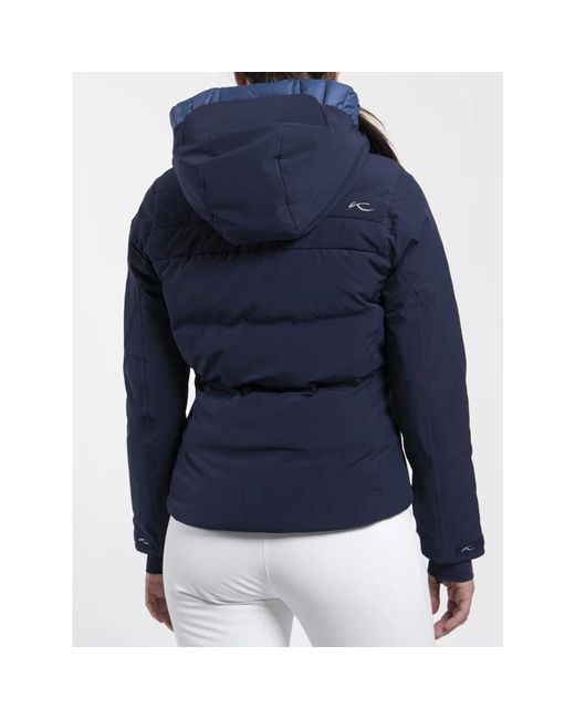 Kjus Fitness ,Blauw ,Polyester Capture Jacket in het Blue