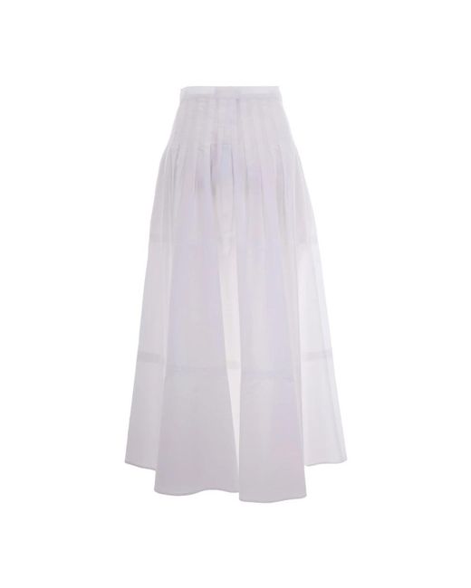 Maxi Skirts Max Mara de color White