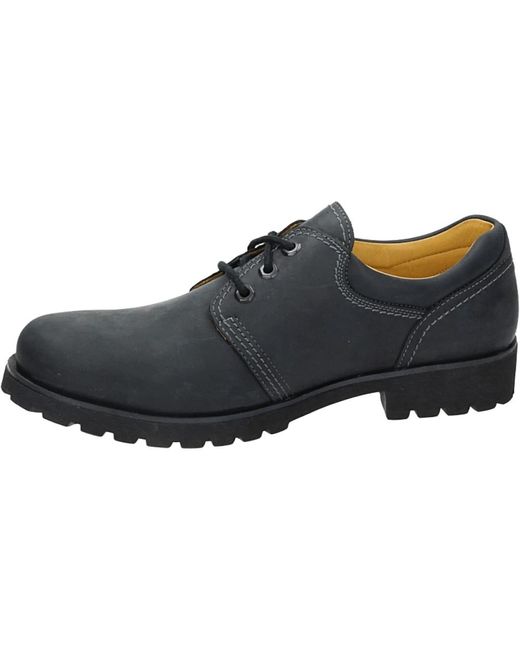 Panama Jack Schoenen ,Zwart ,Leer Casual Zwarte Leren Herenschoenen in het Black voor heren