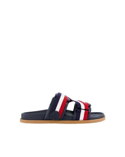 Sliders di Moncler in Blue da Uomo