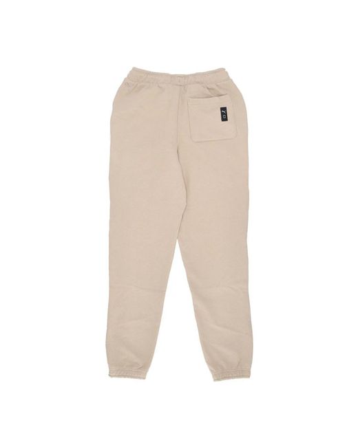 PUMA Broeken ,Katoen Lichtgewicht Trainingsbroek Met Elastische Taille in het Natural voor heren
