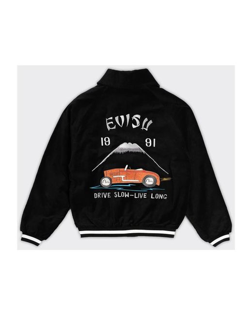 Bomber Jackets Evisu de hombre de color Black