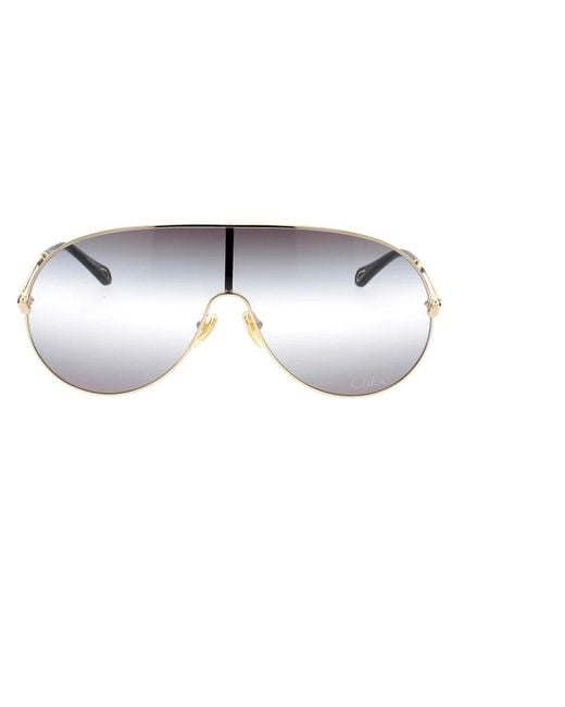 Chloé White Sunglasses