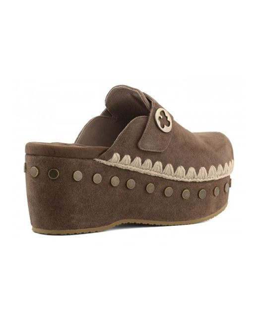 Mou Brown Sommer Clogs